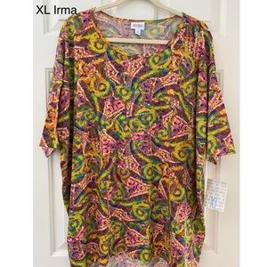 XL LuLaRoe Irma Tunic top